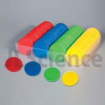 (초등4학년1학기)플라스틱 동전 (4색 40개씩) (KSIC-10196)