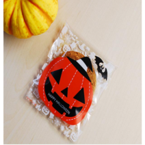 할로윈오피피봉투(호박) / 9x14cm (9x10+4) / 접착 / 50장 / 시즌상품 교환 반품 불가/이벤트용품/선물포장지