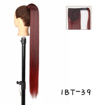 포니테일 AZQUEEN-스트레이트 합성 헤어 피스 포니 테일 85cm 슈퍼 롱 랩 어라운드 클립 헤어 익스텐션 포니 테일 데일리웨어, 02 85CM, 11 W-12T613