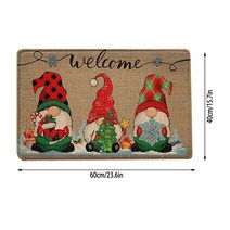 베란다코일매트 패턴코일매트 사무실현관 매트 2022 크리스마스 카펫 바닥 매트 현관 귀여운 산타 클로스