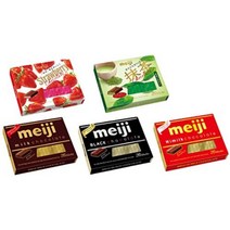 메이지 일본 수입 초콜릿 meiji 초콜렛 녹차 딸기 한정제품 5종 세트 발렌타인 디저트, 단일상품개