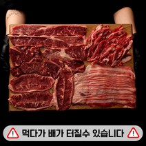 통큰 프리미엄 소한마리 특수부위 모듬구이 초이스등급 600g 800g 1kg 1.4kg 2kg 소고기 세트 가성비 200g 소분포장 프레시퍼스트, A. (살치살+부채살+우삼겹) 총600g