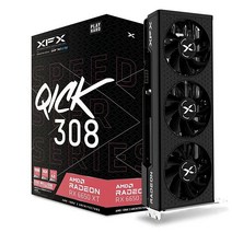 XFX Speedster QICK308 라데온 RX 6650XT 울트라 게이밍 그래픽 카드 8GB GDDR6 HDMI 3xDP AMD RDNA 2 RX-665X8LUDY