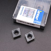 터닝툴 CCMT060204 CCMT09T304 CCMT09T308 SM IC907 IC908 내부 선삭 공구 초경 인서트 선반 커터, 50PCS(5BOX)