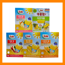 Dole 돌 얼려먹는아이스팝 후룻팝(62mlx8입)x2팩 혼합선택, 1개, 피치팝1박스+애플팝1박스, 62ml