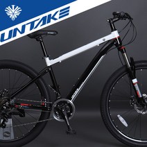 완전조립 언테이크 레오니드 D730 시마노 21단 알루미늄 27.5인치 MTB 자전거, 화이트/블랙