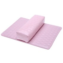 리아네일 쿠션세트 네일아트용품, 핑크 손목 받침 쿠션 2종 세트
