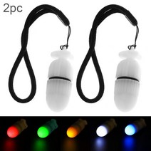 수중랜턴 1+1 캠핑랜턴 헤드 방수 스쿠버 다이빙 수중 랜턴 후레쉬 서치라이트 해루질 스킨스쿠버 2pcs 수중 나이트 마커 신호 빛 램프, 화이트