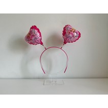 시크릿 쥬쥬 머리띠 풍선(핑크) 놀이공원 동산 나들이 생일파티 어린이집