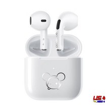 이어폰 무선이어폰 헤트셋 디즈니 무선 블루투스 선물 패션헤드셋, F11 White Mickey
