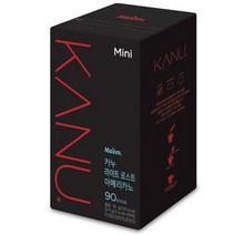 카누 미니 라이트 로스트 아메리카노 원두커피믹스 81g, 1개, 90개입