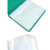 파일 속지 화일 바인더 메뉴판 악보 꽂이 비닐 내지 오피스존 리필 정리 보관 반투명 투명 100p