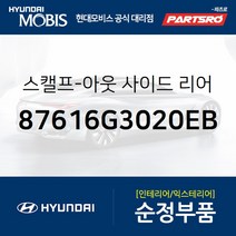 올뉴 i30 사이드미러커버 백미러커버 운전석쪽 (에보니 블랙) (87616G3020EB)