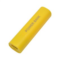 파워뱅크 자작배터리 캠핑용배터리 USB 보조베터리 쉘 5V 1A DIY 18650 배터리없이 충전기 상자 스토리지, 03 Yellow