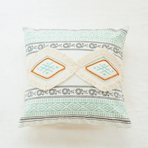 ins 보헤미안 에스닉 북유럽 컬러풀 터프팅 모로칸 쿠션 쇼파 거실 커버 베개