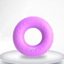 악력기 전완근 손 악력측정기 완력기 운동기구 손가락 도넛악력기, 퍼플