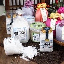 돌잔치/칠순답례품 [ 소금 장인 1호 고서임 / 3년묵은 천일염 / 함초소금] 고급보자기, 53. 함초소금 300g (사각/브라운금비)