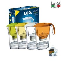 라이카(italy) 휴대용 미니 정수기 클리어라인 2.3L, 색상:옐로우, 단품