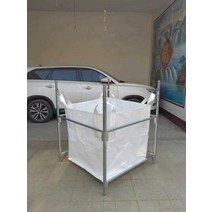 톤백거치대 아파트 분리수거함 쓰레기 마대 포대 자루, 1.1m x 1.1m