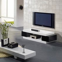 은목 75T 하이그로시도장 1200 확장형거실장 티비다이, 블랙