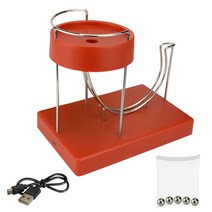 키네틱 아트 퍼페츄얼 모션 머신 과학 물리학 가제트 데스크탑 장식 완구 영구 장치, [01] Red