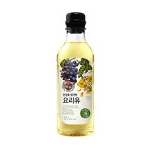 CJ제일제당 풍미 백설 건강을 생각한 요리유 튀김용 캠핑식용유 500ml 업소용 전부침 새우튀김 식용류오일, 5개