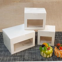 창문형 선물상자 투명창 포장상자 창박스 포장박스 포장케이스, 투명창 화이트상자(3호), 1장