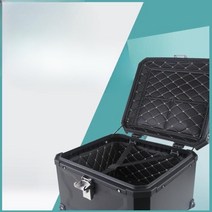 알루미늄 탑박스 배닥라방 배달통 바이크 오토바이 45L 55L 65L 80L 트렁크, 65L 봉제 스티치 색상 랜덤