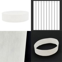 LUCK 컬러 팔찌 티켓 흰색 손목띠 입장팔찌 손목밴드