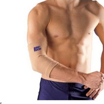 팔꿈치 엘보 보호대 지지대 고탄력 헬스 테니스 골프 배드민턴 농구, 검정 S