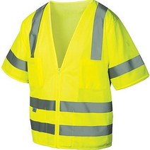 Pyramex RVZ3110L Lumen X Class 3 안전 조끼 대형 Hi-Vis Lime - -