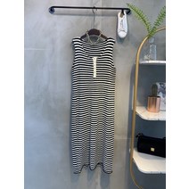 씨샵인더룸 / 리팅 스트라이프 민소매 원피스 2color