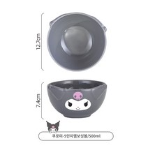 Yugui Dog Creative Tampare 세트 일본 가구 그릇 귀여운 개인 개인 세라믹 그릇 Hellokitty Rice Bowl, B.Curomi Relible Star Nuo Bowl