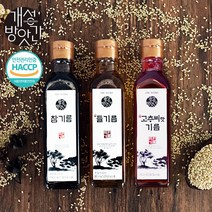 개성방앗간 선물세트 3종 E 참기름+들기름+고추씨맛기름.