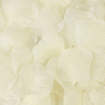 인조 장미 꽃잎 실크 조화 플라워 샤워 크림