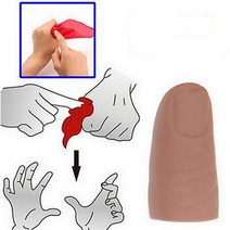 마술도구 소품 카드 도구 마술 트릭 엄지 손가락 고무 소품 장난감 부드러운 팁 재미 있은 파티 호의 무대, 01 as picture show