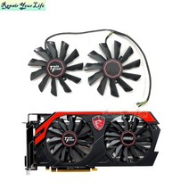 MSI GTX 780Ti780760750Ti R9 290X290280X280270X 게임용 쿨러용 새로운 95mm 4핀 그래픽 카드 냉각 팬 PLD10010S12HH