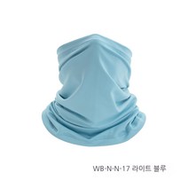 자외선차단 마스크 남녀공용 스포츠 통기 마스크, 평균 코드, WB-N-N-17 라이트 블루