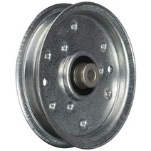 정품 MaxPower 332511B 플랫 아이들러 풀리 MTD/컵 카뎃/트로이빌트 교체용 956-04129 753-08171 756-04129 기타 다수 실버