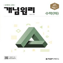 개념원리 고등 수학 하 고1 수학문제집(2022)