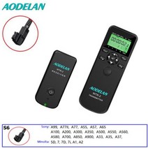 AODELAN 카메라 타이머 무선 셔터 릴리스 원격 제어 소니 A1 A9II A7III A7SIII A6600 A6400 A6100 RX100VII ZV-1 RX0II, CHINA_With S6 Cable