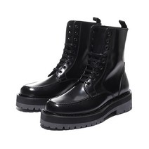 J.LINDEBERG 제이린드버그 Rider Laced Leather Boot FMSW07057-9999 남성 라이더 레이스 가죽 부츠