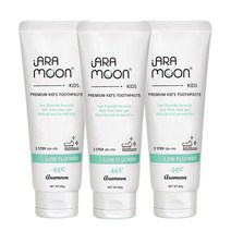 아라문 키즈치약 2단계 80g*3개/ 미세플라스틱불검출, 3개, 80g