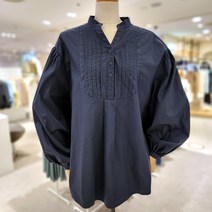 TT뜨개질 가슴셔링포인트 블라우스(T23WBL06AX)