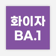 백신 스티커 모더나 2가 화이자 BA1 예방접종 독감, 정사각40_500매, 01화이자BA1