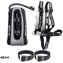 bcd 마레스 스쿠버다이빙 MARES XR 싱글 백플레이트 35파운드, 옵션2