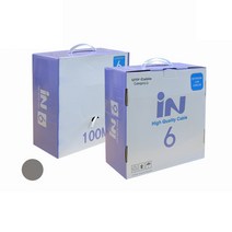 인네트워크 CAT.6 UTP 100M 회색 (BOX) [IN-6UTP100G] INL120