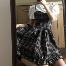 소녀풍원피스 끈나시 슬립 여름 키작은여자옷 간지나는 러블리 프렌치 첫사랑 2135587156