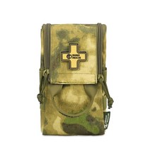 Rhino Rescue TRD 미니 전술 가방 EDC 야외 Molle 군사 허리 패니 팩 외상 응급 IFAK, 1pcs, [03] Only Empty Bag
