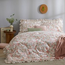 아라벨르(Arabelle) 아라벨르 스프링 소프트플란넬 셔링 레이스 침구세트 (SS)